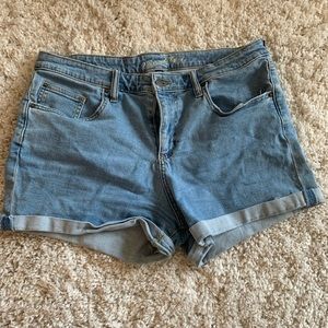 High Waisted Denim Shorts